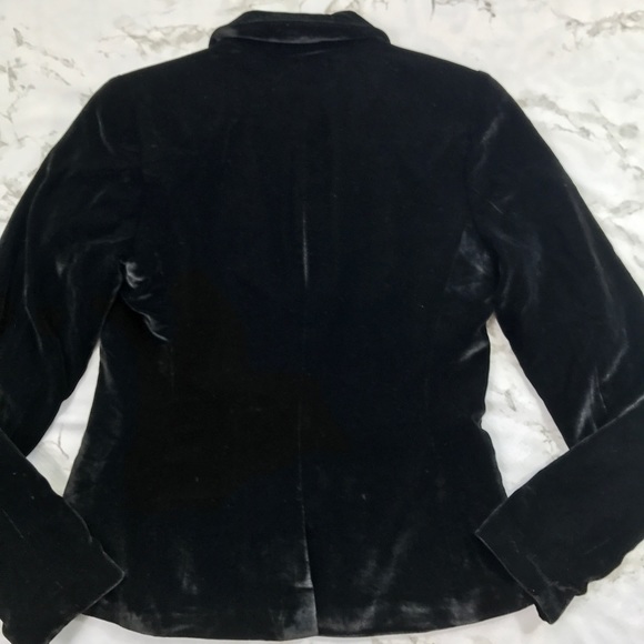 Lucky Brand Black Velvet Cocktail Blazer - Picture 6 of 6